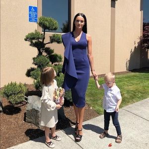 Royal blue formal dress